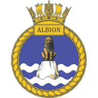 HMS Albion crest