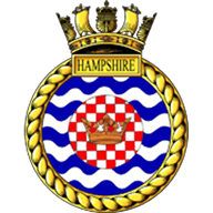 HMS Hampshire crest